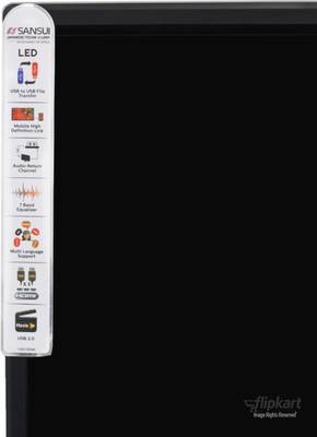 Sansui 98cm (39) Full HD LED TV (3 X HDMI, 2 X USB) 