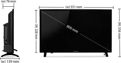 Panasonic 60cm (24) HD Ready LED TV (1 X HDMI, 1 X USB) 