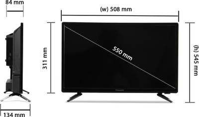Panasonic 55cm (22) Full HD LED TV (1 X HDMI, 1 X USB) 