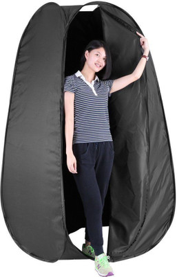 

Powerpak 6 Feet/183cm Portable Indoor outdoor Photo Studio Pop Up Changing Dressing Fitting Tent Room with Carrying Case Tent - For 1 Person(Black)