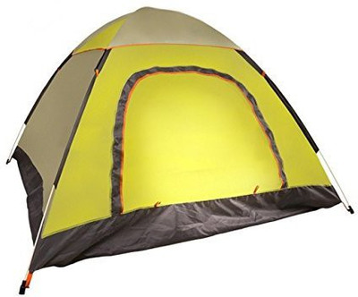 

Divine Bovine FULLY AUTOMATIC QUICK SETUP All Season Camping Tent - For 3-4 Person(Multicolor)