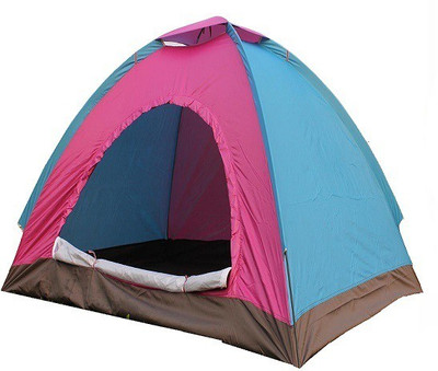 

IBS PORTABLE ADVENTURE HIKING KIDS FAMILY CHILDREN PICNIC TRAVEL INSTANT OUTDOOR CAMPING WATERPROOF BACKPACKING SHELTER BAG Tent - For 2 Person(Multicolor)