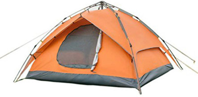

Kiehberg 3-4 Person Camping Trip Double Multifunction Tent With Carry Bag Tent - For 3-4 Person(Orange), Grey;orange