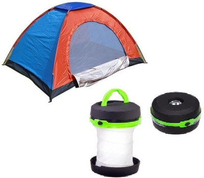 

OMRD tent and LED Lantern Tent - For 4 person(Multicolor)