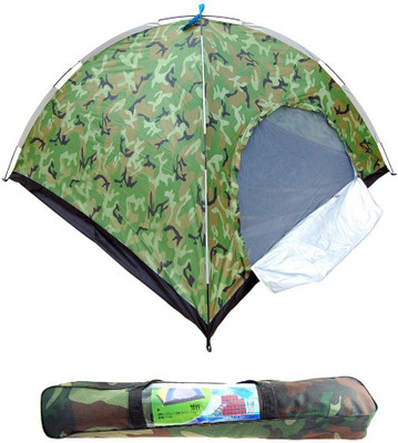 

E Traders Camping Tent - For 4 People(Green)
