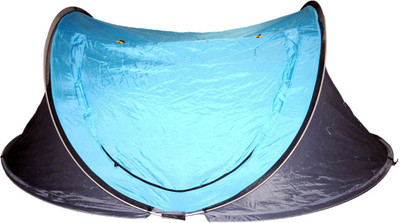 

Kiehberg 2 person Automatic Pop Up private Tent Easy Fold back Tent - For 2 Person(Black, Blue)