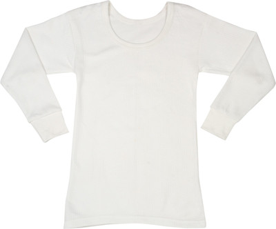 

Sakhi Sang Top For Boys(White, Off white
