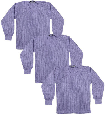

Laser X Top For Boys(Dark Blue, Pack of 3