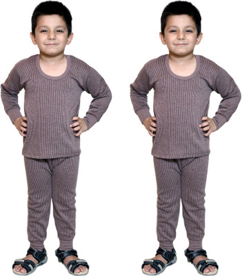 

Bodysense Top - Pyjama Set For Boys(Brown)