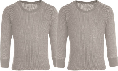 

R.S Creation Top For Boys(Grey, Light grey