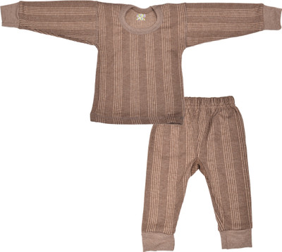

Kuchipoo Top - Pyjama Set For Boys(Brown)