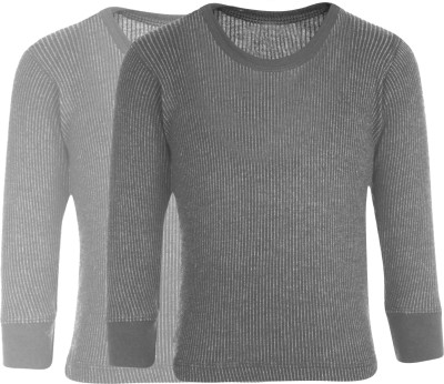 Selfcare Top For Boys(Grey, Pack of 2)