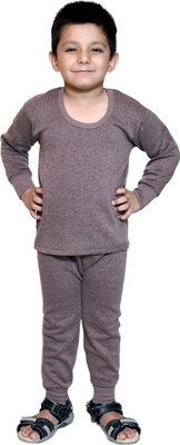

Bodysense Top - Pyjama Set For Boys(Brown)