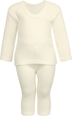 

Sakhi Sang Top - Pyjama Set For Boys(White, Off white