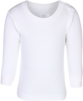 

NammaBaby Top For Boys(White, Pack of 1