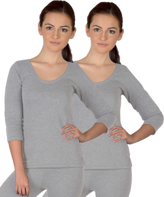 

Selfcare Top For Girls(Grey, Light grey