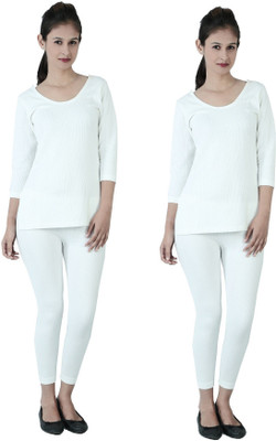 

Bodysense Premium Women's Top - Pyjama Set, White