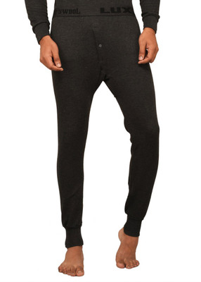 LUX COTT'S WOOL Brown Thermal Men Pyjama Thermal