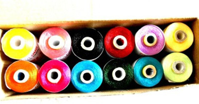 

SIDHIVINAYAK ENTERPRISES Multicolor Thread(24000 m Pack of12)