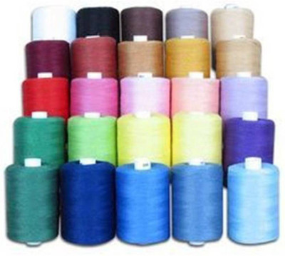 

SIDHIVINAYAK ENTERPRISES Multicolored Thread(1000 m Pack of25)