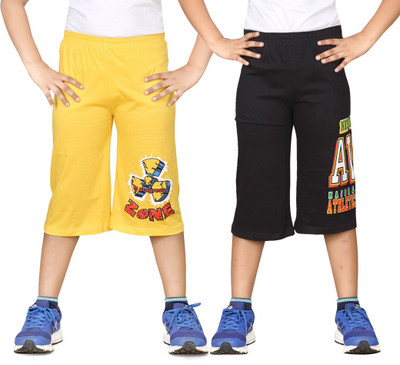 

Dongli Three Fourth For Boys(Yellow Pack of 2, Combo color
