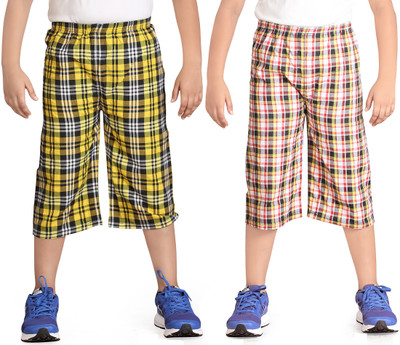 

Dongli Three Fourth For Boys(Multicolor Pack of 2, White
