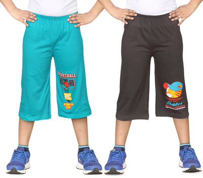 

Dongli Three Fourth For Boys(Light Blue Pack of 2, Combo color