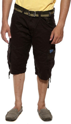 

Sports 52 Wear Solid Men's Green Cargo Shorts