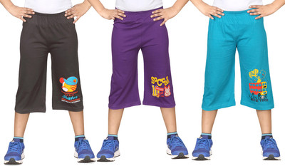 

Dongli Three Fourth For Boys(Multicolor Pack of 3, Combo color
