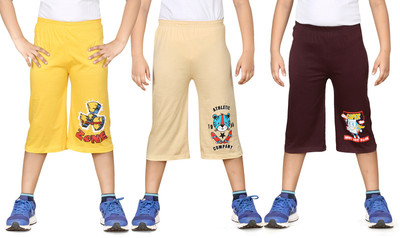 

Dongli Three Fourth For Boys(Multicolor Pack of 3, Combo color