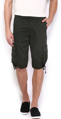 

Sports 52 Wear Solid Men's Three Fourths, Green
