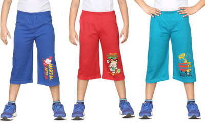 

Dongli Three Fourth For Boys(Multicolor Pack of 3, Combo color