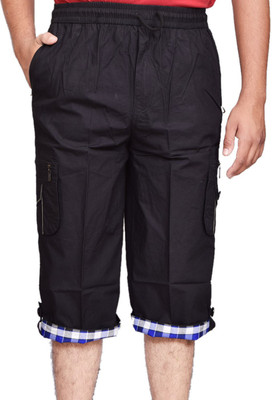 

British Terminal Self Design Men's Three Fourths, Black