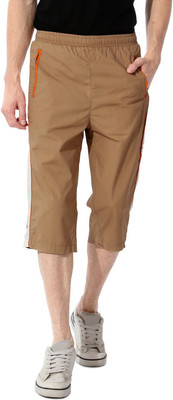 

Ajile by Pantaloons Solid Men's Three Fourths, Khaki