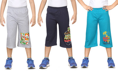 

Dongli Three Fourth For Boys(Multicolor Pack of 3, Combo color