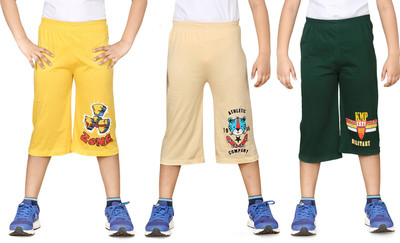 

Dongli Three Fourth For Boys(Multicolor Pack of 3, Combo color