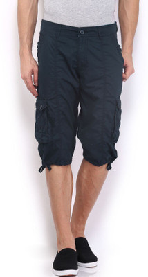 

Sports 52 Wear Solid Men's Three Fourths, Navy