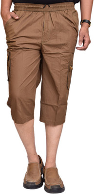 

British Terminal Self Design Men's Three Fourths, Khakhi