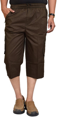

British Terminal Self Design Men's Three Fourths, Olive brown
