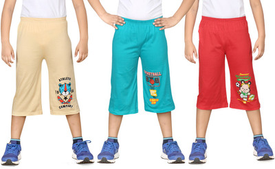 

Dongli Three Fourth For Boys(Multicolor Pack of 3, Combo color