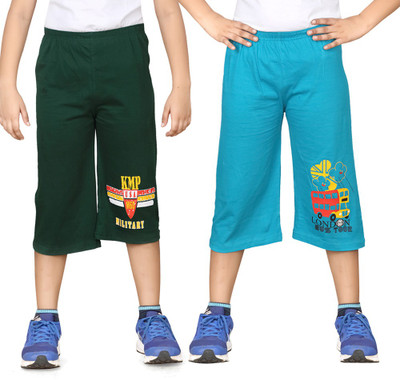 

Dongli Three Fourth For Boys(Dark Green Pack of 2, Combo color