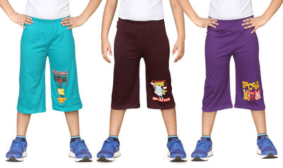 

Dongli Three Fourth For Boys(Multicolor Pack of 3, Combo color