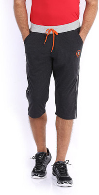 

Sports 52 Wear Solid Men's Three Fourths, D.grey.