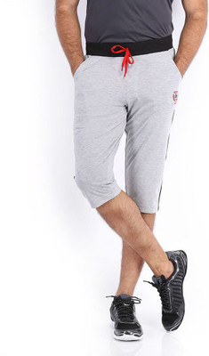 

Sports 52 Wear Solid Men's Three Fourths, L.grey.
