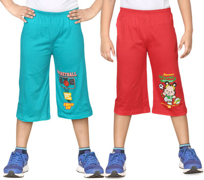 

Dongli Three Fourth For Boys(Light Blue Pack of 2, Combo color