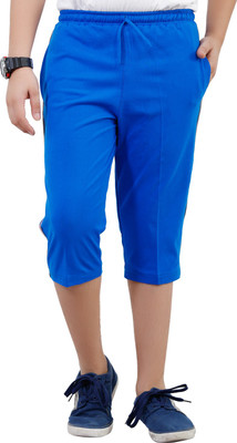 

Fizzi Solid Men's Three Fourths, Royal blue
