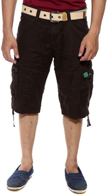 

Sports 52 Wear Solid Men's Brown Cargo Shorts