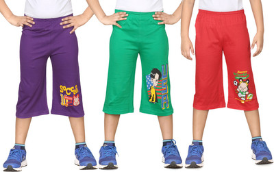 

Dongli Three Fourth For Boys(Multicolor Pack of 3, Combo color