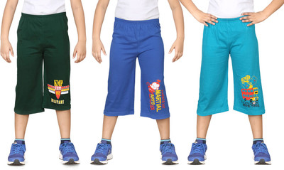 

Dongli Three Fourth For Boys(Multicolor Pack of 3, Combo color