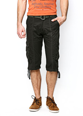 

Sports 52 Wear Solid Men's Three Fourths, B.green.